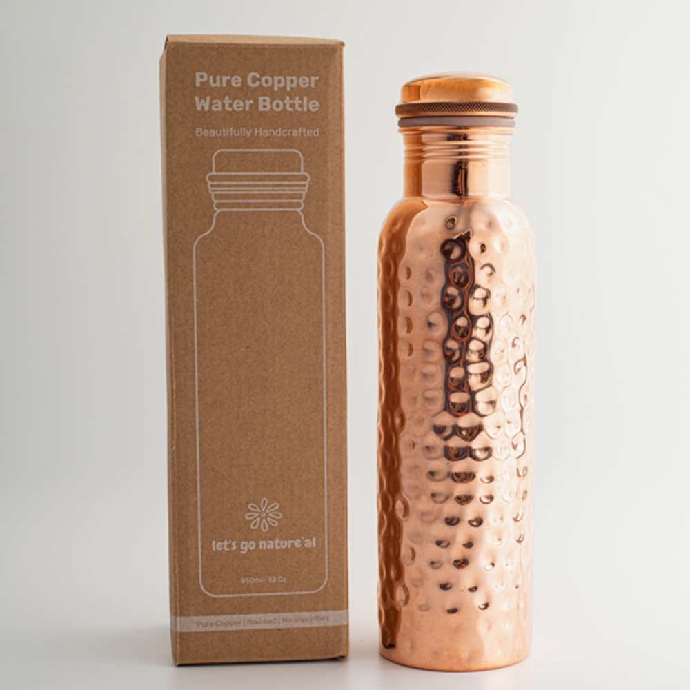 Goodly Gosh Copper Water Bottle - 950ml